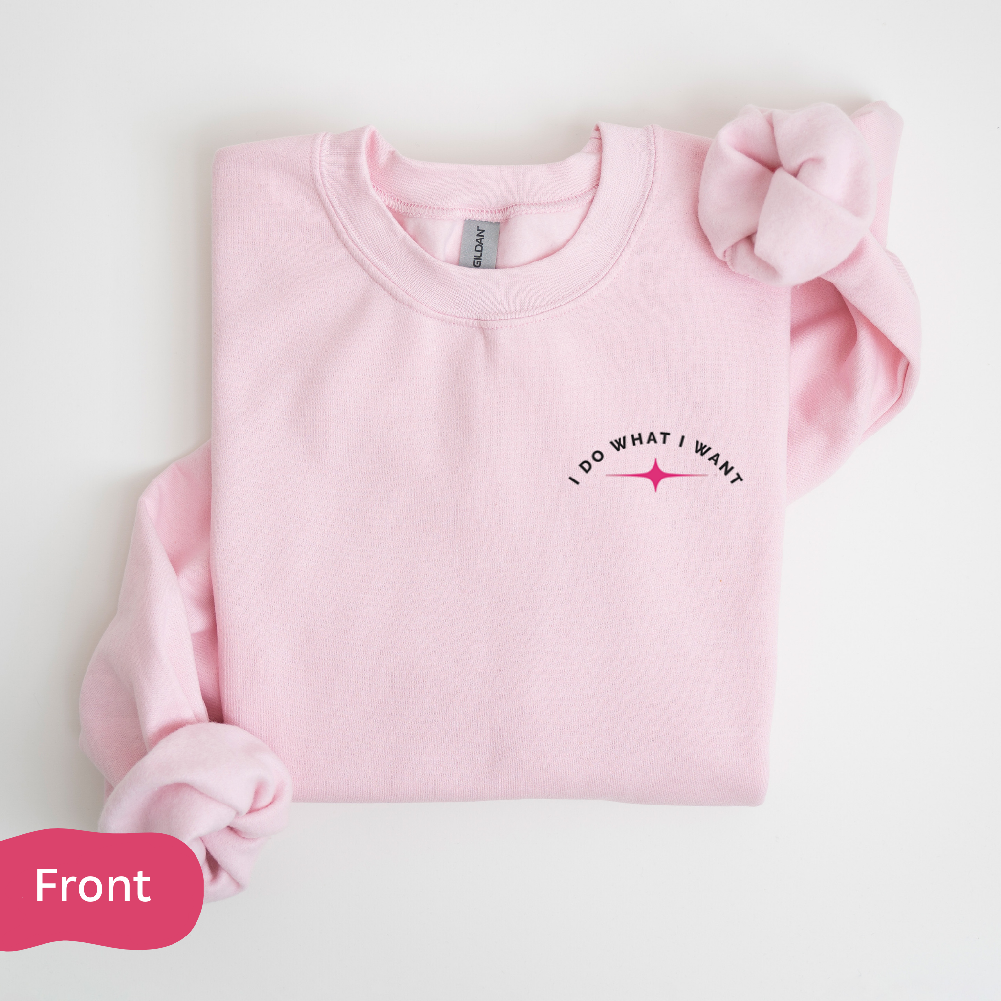 Casual Cat “I Do What I Want” Crewneck