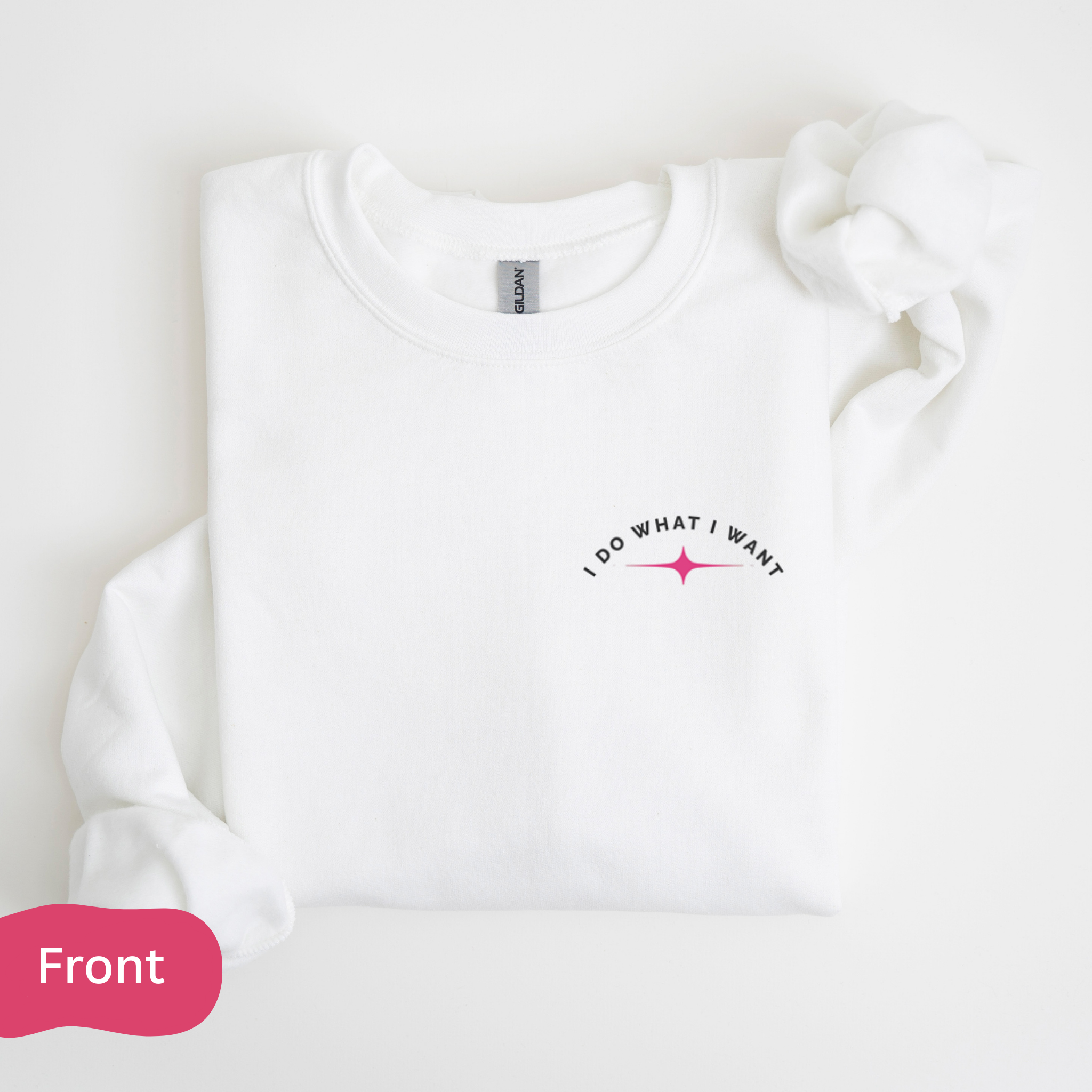 Casual Cat “I Do What I Want” Crewneck