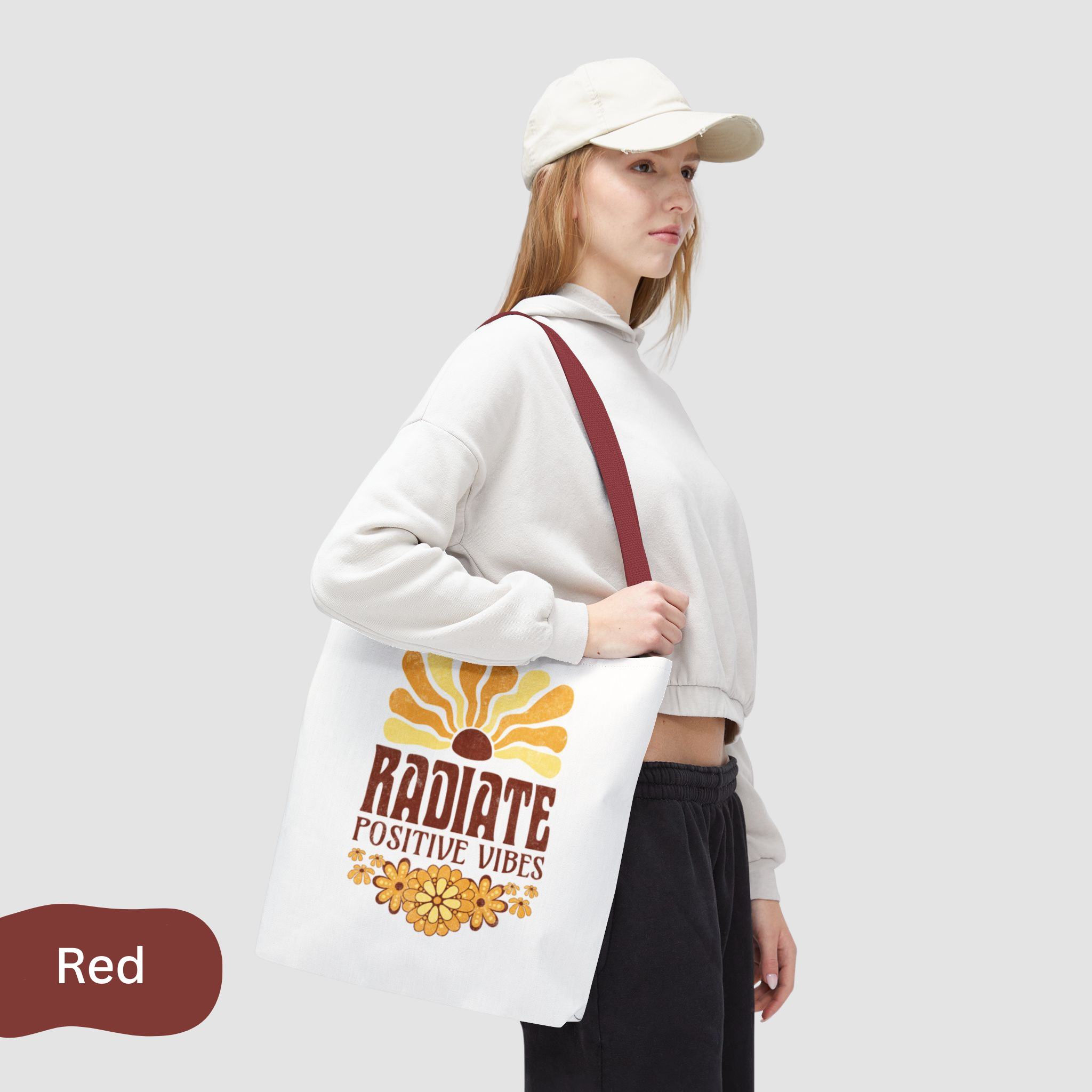 Radiate Positive Vibes Tote Bag