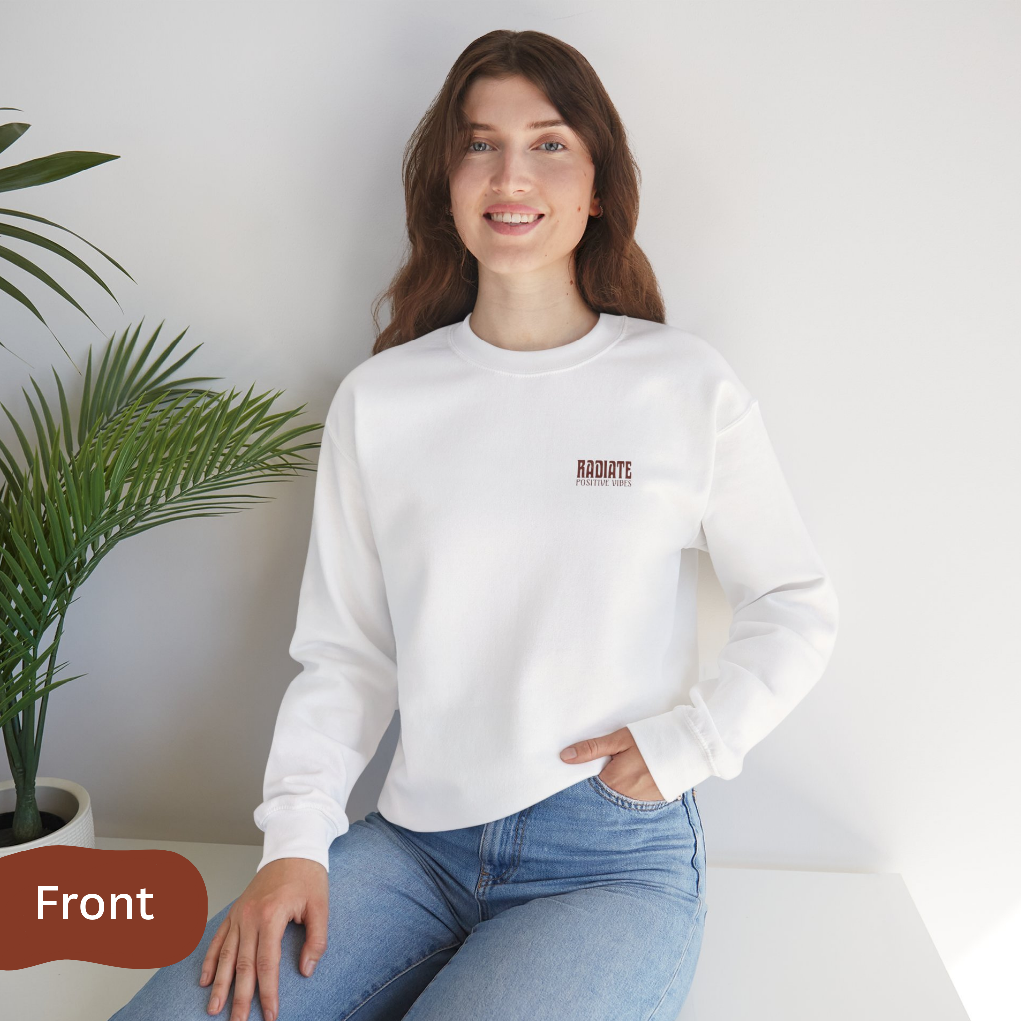 Radiate Positive Vibes Crewneck