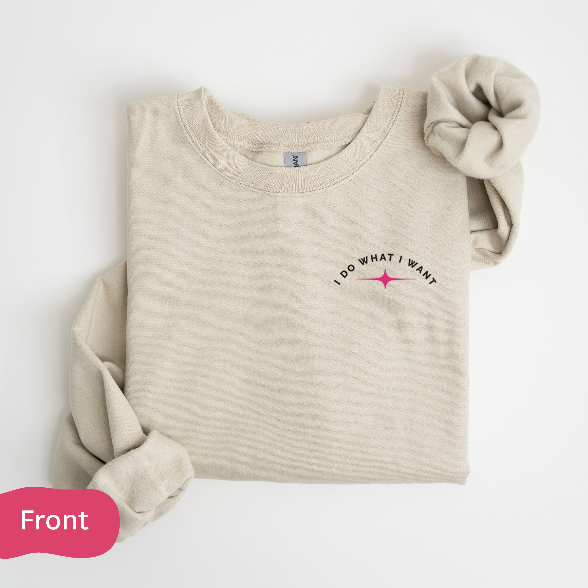 Casual Cat “I Do What I Want” Crewneck