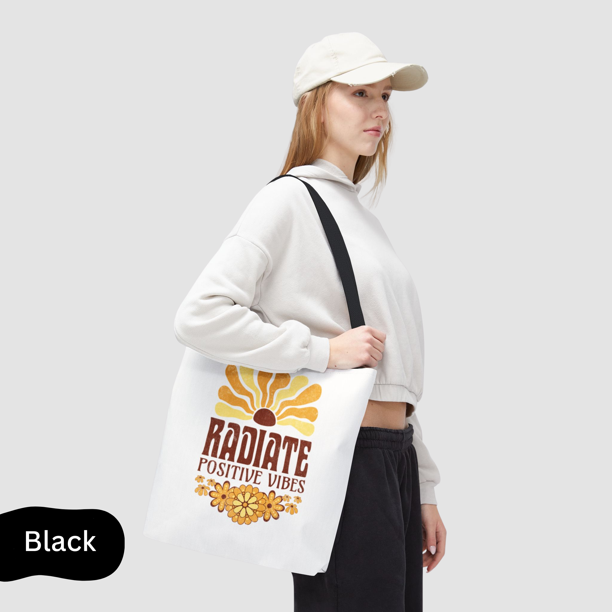 Radiate Positive Vibes Tote Bag