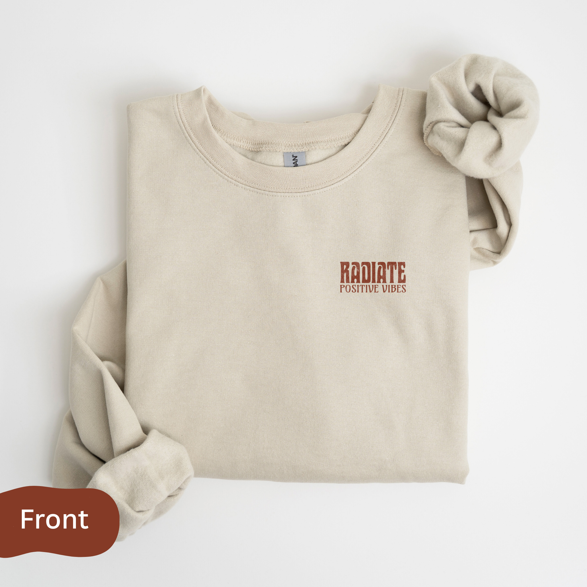 Radiate Positive Vibes Crewneck