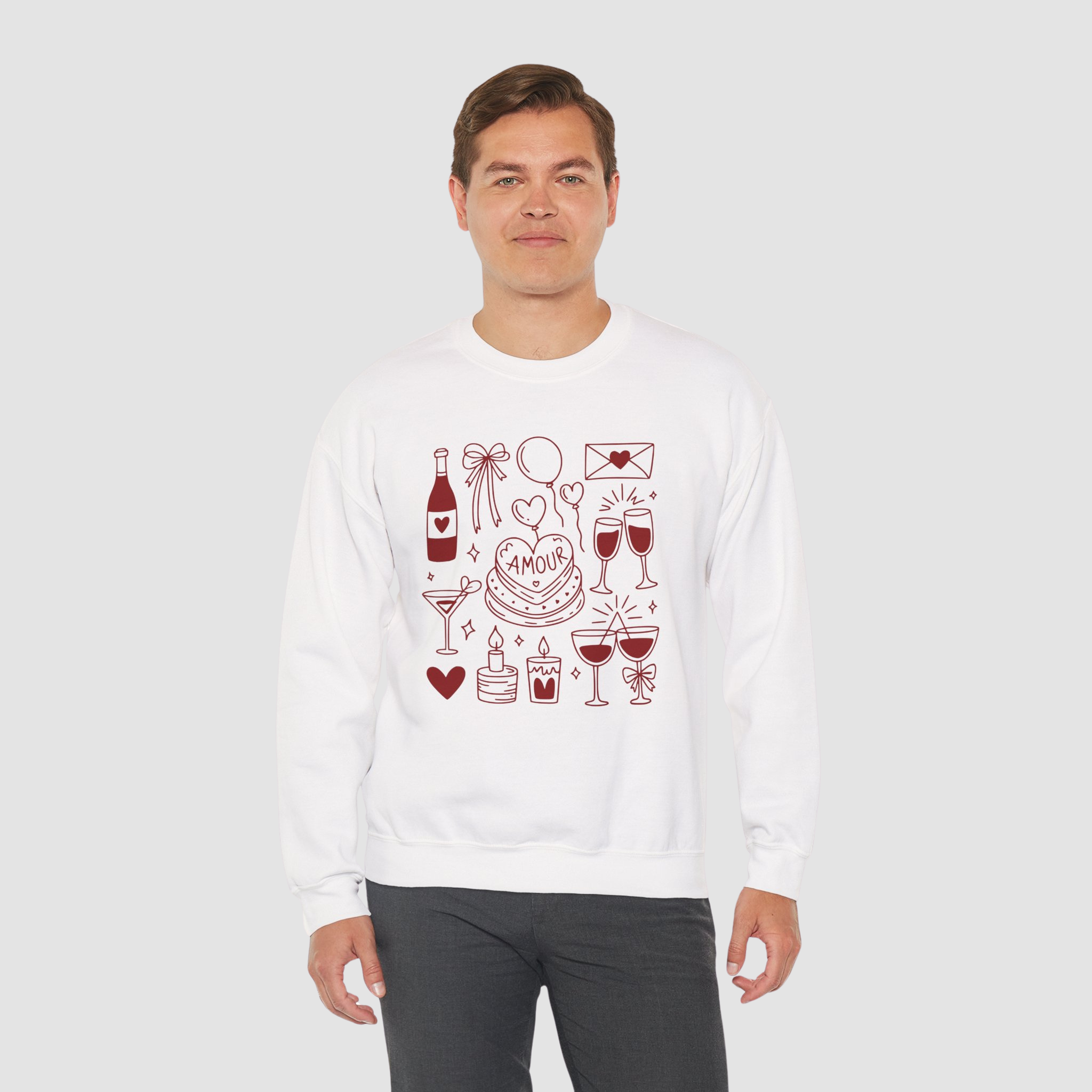 Coquette Valentine’s Day Amour Crewneck